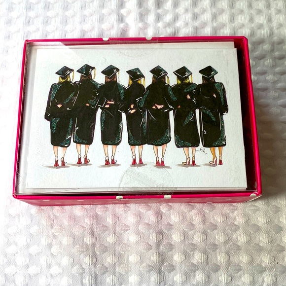 Iconic Seven Friends Graduation Blank Note Cards 15ct/ Stationary - Picture 1 of 6